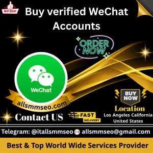 Buy verified WeChat Accounts